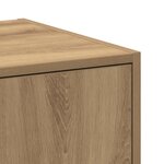 vidaXL Armoire d'apothicaire chêne artisanal bois d'ingénierie