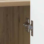 vidaXL Cabinet de chevet Chêne artisanal 43 x 34 5 x 52 cm