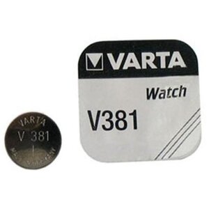 pile oxyde argent pour montres V381 (SR55) SR1120SW 1,55 Volt VARTA