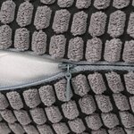 vidaXL Jeu de coussin 2 Pièces Velours 45 x 45 cm Gris
