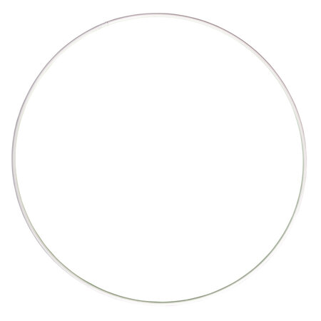 Armature abat-jour cercle ø 22 cm blanc