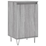 vidaXL Buffets 2 Pièces sonoma gris 40x35x70 cm bois d'ingénierie