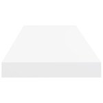 vidaXL Étagère flottante murale blanc 80x23 5x3 8 cm MDF