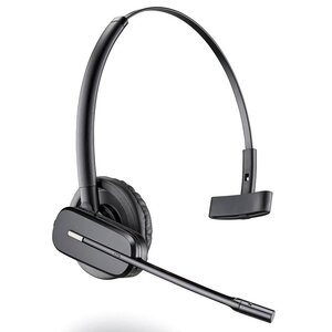 Casque DECT sans fil/oreillette contour d'oreille C565 avec micro sur tige anti-bruits et commandes sur cordon noir