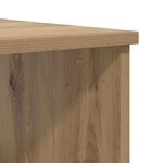 vidaXL Table basse chêne artisanal 100 x 50 x 36 cm Bois d'ingénierie