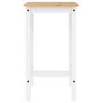vidaXL Ensemble de bar 5 Pièces Blanc Bois de pin massif