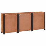 vidaXL Buffet 3 Pièces Marron 165 x 30 x 75 cm Bois d'acacia massif