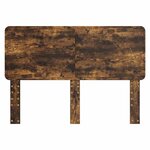 vidaXL Tête de lit Chêne fumé 140 cm Bois d'ingénierie