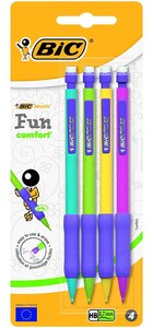 Pochette de 4 Porte-mines Matic Grip 0 7 HB BIC