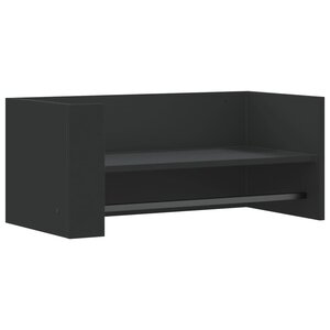 vidaXL Étagère murale noir 70 5x35x30 5 cm bois d'ingénierie