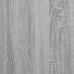 vidaXL Plateau de table Sonoma gris 40 x 40 x 1.5 cm Bois d'ingénierie