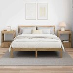 vidaXL Table d'appoint 2 Pièces Chêne artisanal 40 x 40 x 56 cm