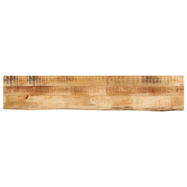 vidaXL Dessus de table 120x40x3 8cm bord vif bois massif manguier brut