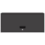 vidaXL Armoire murale pour garage Noir 80 x 33 x 35 cm