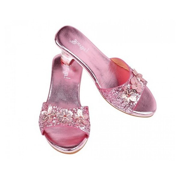 Mules a talon Mariona - Rose metal 27 28 P