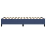 vidaXL Cadre de lit sans matelas bleu 80x200 cm tissu