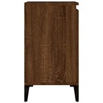 vidaXL Meuble d'évier chêne marron 58x33x60 cm bois d'ingénierie