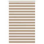 vidaXL Store zèbre marron sable largeur du tissu 135 9 cm polyester