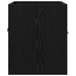 vidaXL Armoire d'évier Chêne noir 41 x 38 5 x 46 cm Bois d'ingénierie