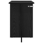 vidaXL Table d'appoint Chêne noir 35 x 40 x 55 cm Bois d'ingénierie