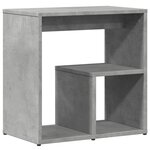 vidaXL Tables d'appoint 2 Pièces gris béton 50x30x50 cm bois d'ingénierie