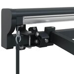 vidaXL Cadre de auvent Anthracite 4 5 × 3 m
