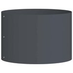 vidaXL Cache-pot de jardin Anthracite 30 x 30 x 20 cm Acier