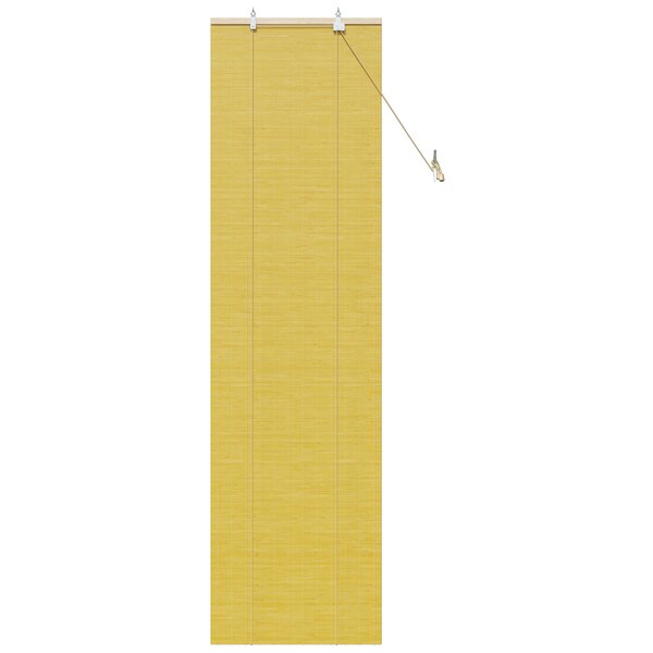 vidaXL Stores et Occultants avec des rideaux Jaune Bambou