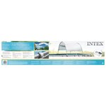 Intex Auvent pour piscine Gris clair