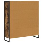 vidaXL Bibliothèque 2 Pièces Chêne Fumé 99 5 x 30 x 108 5 cm