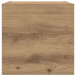 vidaXL Meuble TV Chêne artisanal 30 5 x 30 x 30 cm Bois d'ingénierie