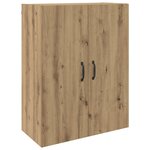 vidaXL Armoire Murale 2 Pièces Chêne artisanal 69 5 x 34 x 90 cm