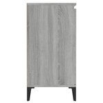 vidaXL Buffet Sonoma gris 60x35x70 cm Bois d'ingénierie