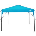 vidaXL Tente à abri Bleu 300 x 300 x 227 / 236 / 245 cm Tissu Oxford