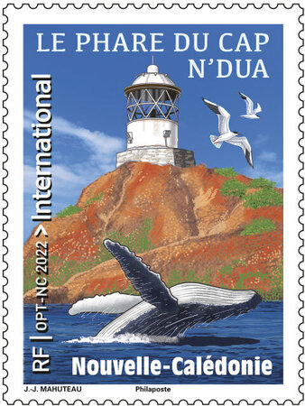 Timbre Nouvelle Calédonie - Le phare du Cap N'Dua