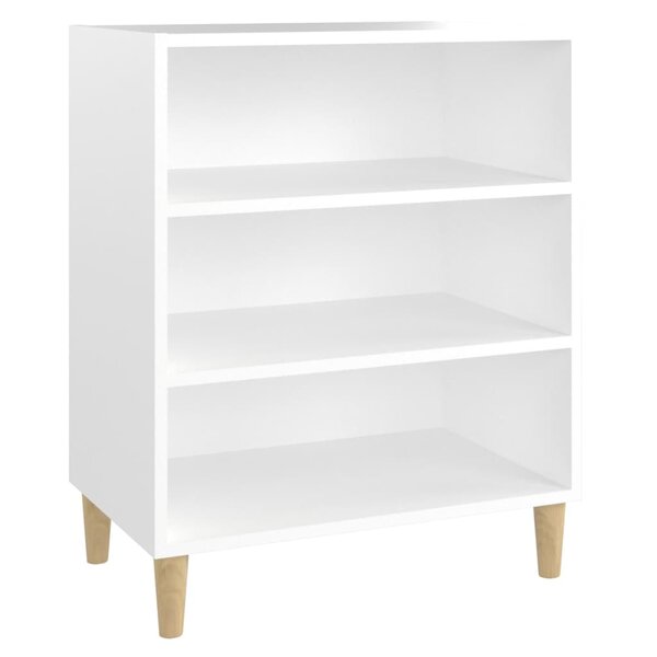 vidaXL Buffet blanc 57x35x70 cm bois d’ingénierie