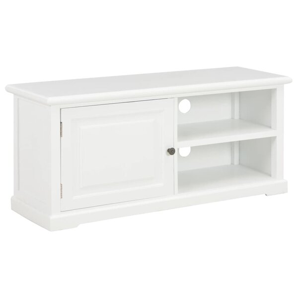 vidaXL Meuble TV Blanc 90x30x40 cm Bois