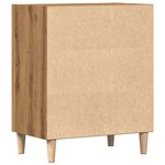 vidaXL Buffet chêne artisanal 57x35x75 cm bois d'ingénierie