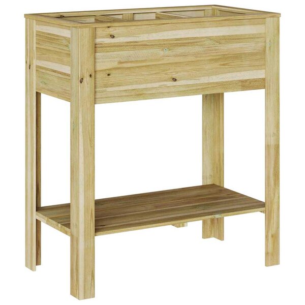 vidaXL Support de Plante Marron 85 x 46 x 94 cm Pin imprégné