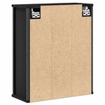 vidaXL Armoire murale de salle de bain miroir chêne noir 50x21x60 cm