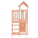 vidaXL Maisonnette de jeu avec mur d'escalade bois massif Douglas