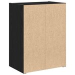 vidaXL Bibliothèque chêne noir 40x24x52 cm bois d'ingénierie