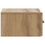 vidaXL Table d'appoint murale 59 x 34 5 x 17 cm Bois d'ingénierie