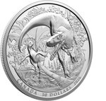Monnaie DINOSAURS OF CANADA Argent 50$ Canada 2026 (PRÉCOMMANDE)