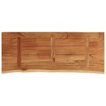 vidaXL Dessus de table 110x40x2 5 cm rectangulaire bois massif acacia