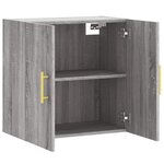 vidaXL Armoire murale sonoma gris 60x31x60 cm bois d'ingénierie