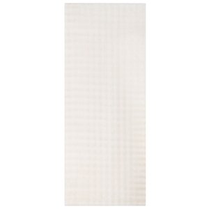 vidaXL Tapis de surface HUARTE Crème 200 x 80 cm Polyester