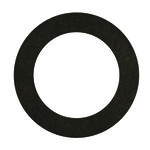 0 Béton Noir - numéro adhésif pour boîtes aux lettres- Vinyle épais texturé  hauteur 50 mm.