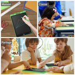 ACROPAQ Tablette Dessin Enfant- Ardoise Magique 12 Pouces- Tablette Ecran LCD - Pile CR2025 incluse- Verte