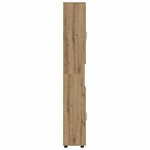 vidaXL Cabinet de salle de bain avec stockage TULUM chêne artisanal
